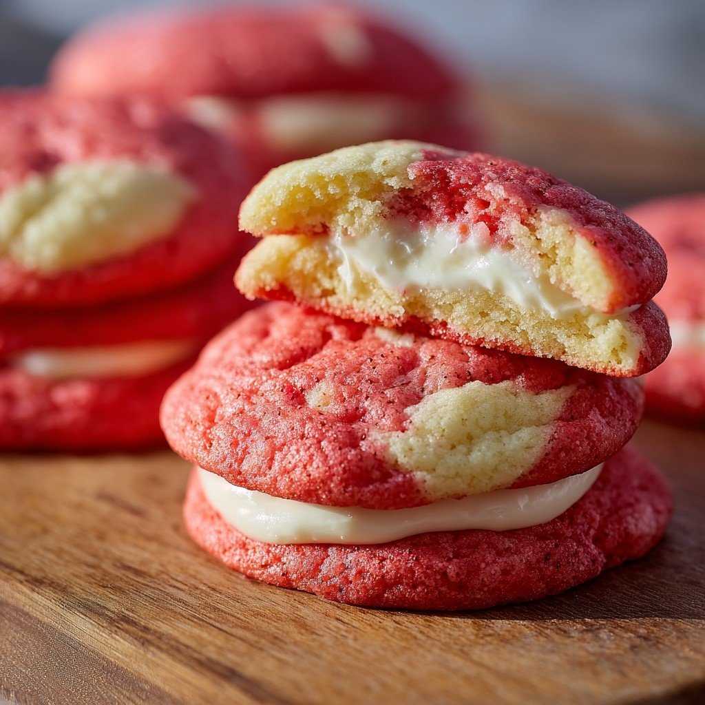 Strawberry Cheesecake Cookies