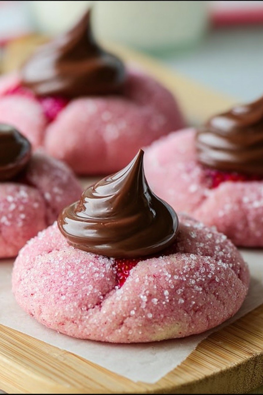 Strawberry Kiss Cookies
