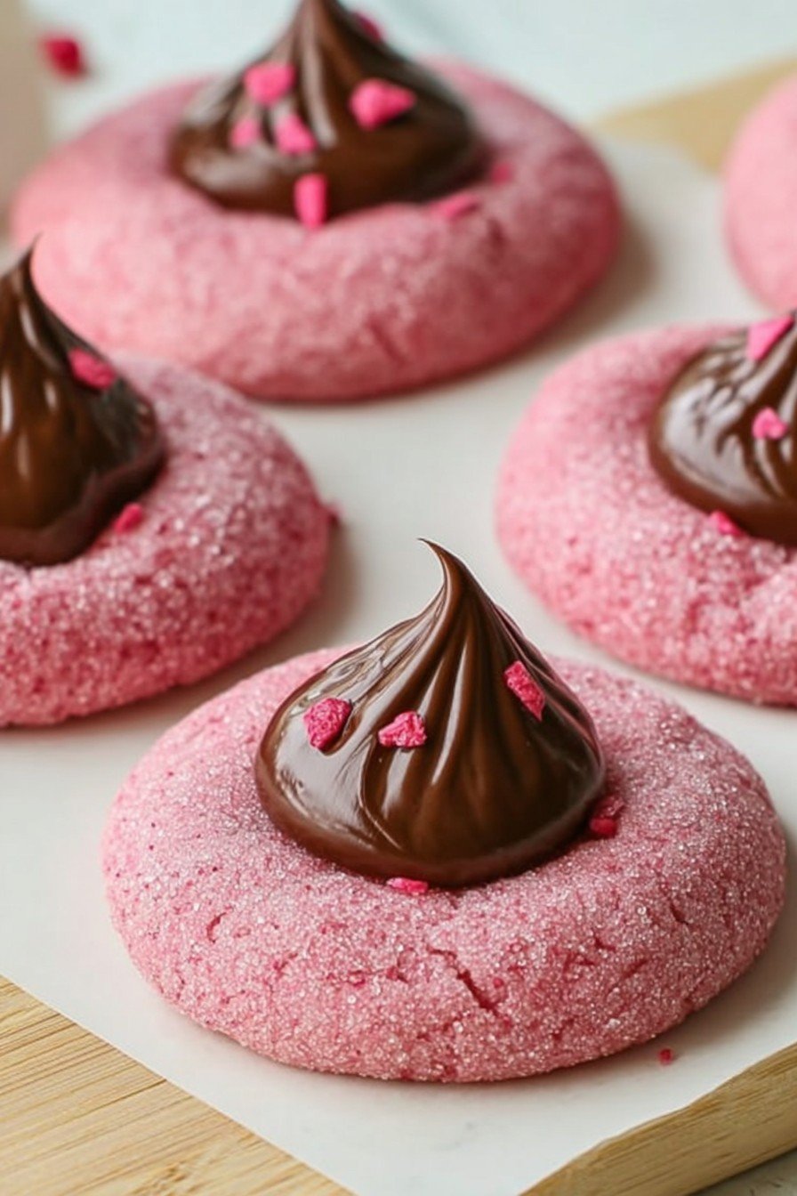 Strawberry Kiss Cookies