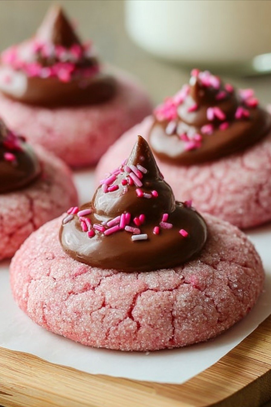 Strawberry Kiss Cookies