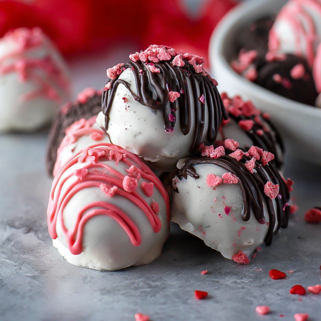 Valentine’s Day Oreo Truffles