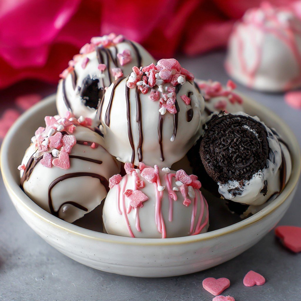 Valentine’s Day Oreo Truffles
