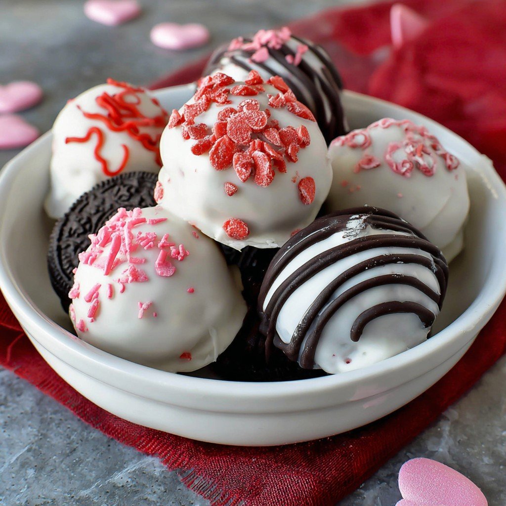 Valentine’s Day Oreo Truffles