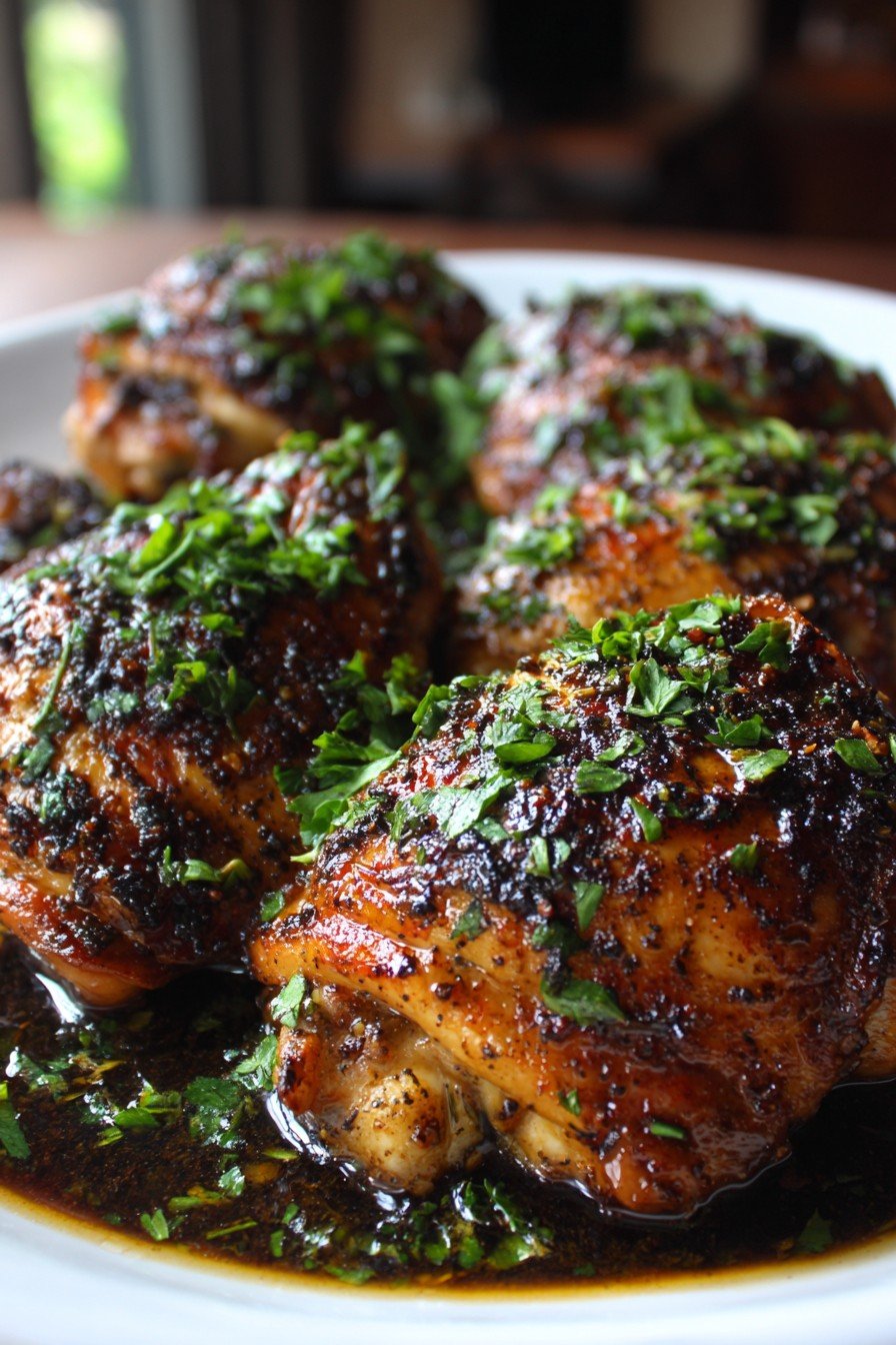 Balsamic Chicken Thighs