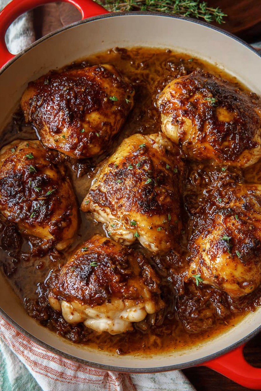 Balsamic Chicken Thighs