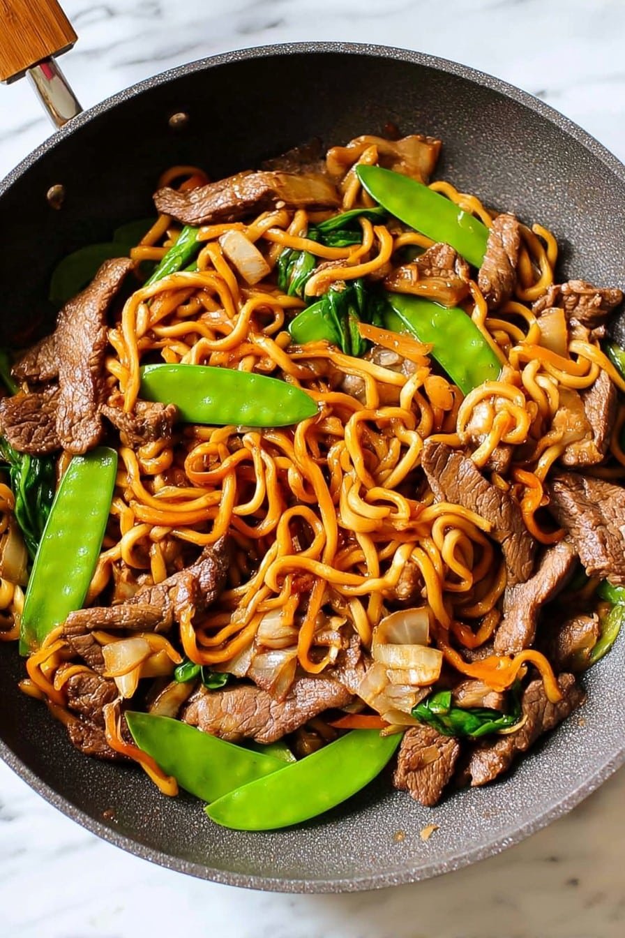 Beef Noodle Stir Fry