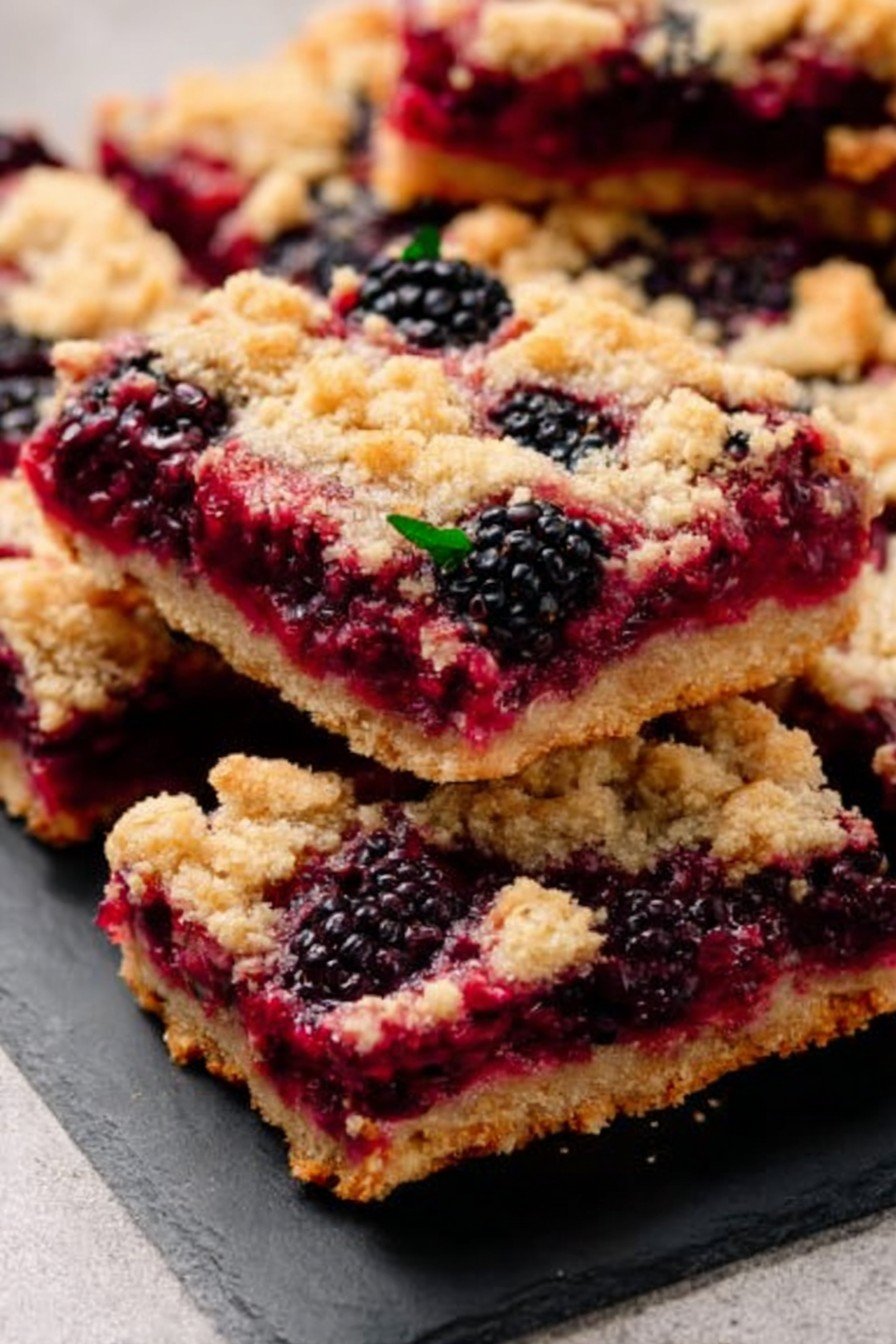 Blackberry Pie Bars