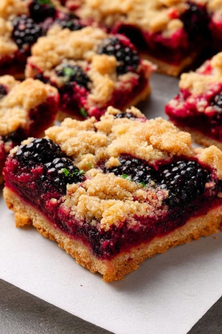 Blackberry Pie Bars