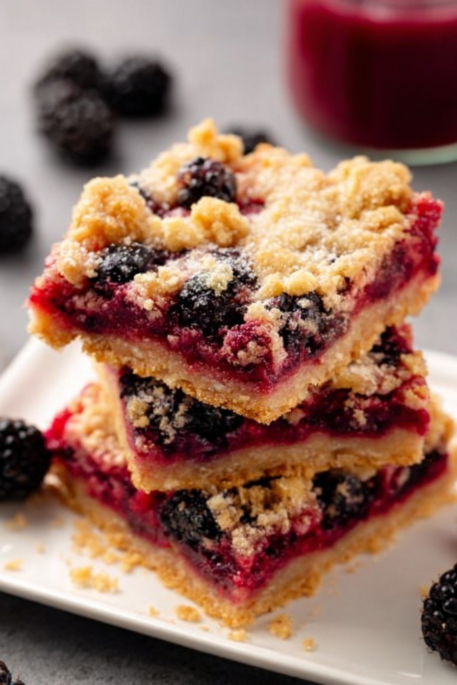 Blackberry Pie Bars