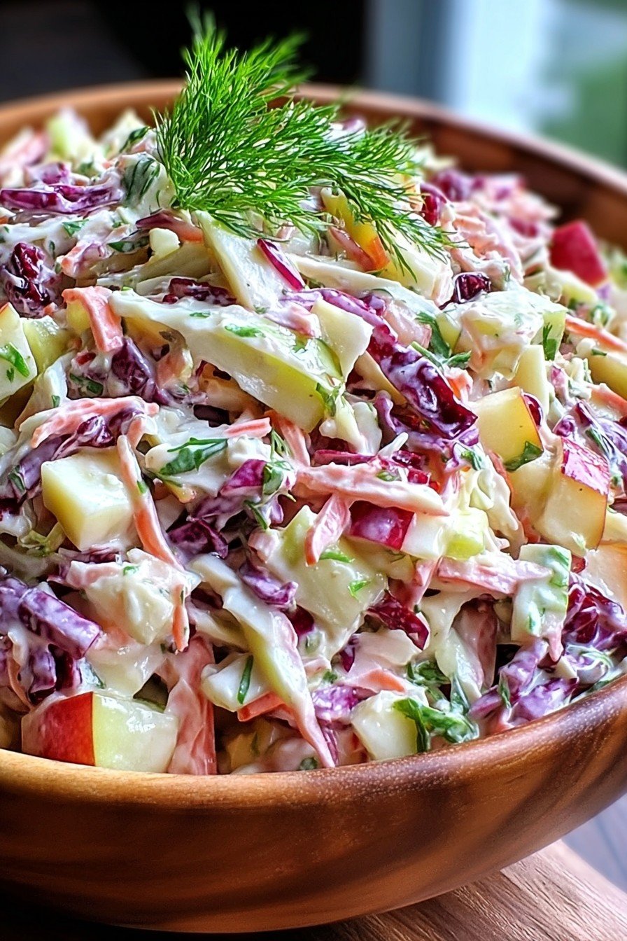 CRANBERRY APPLE COLESLAW