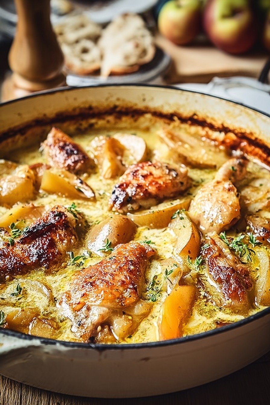 French Chicken Casserole a la Normande