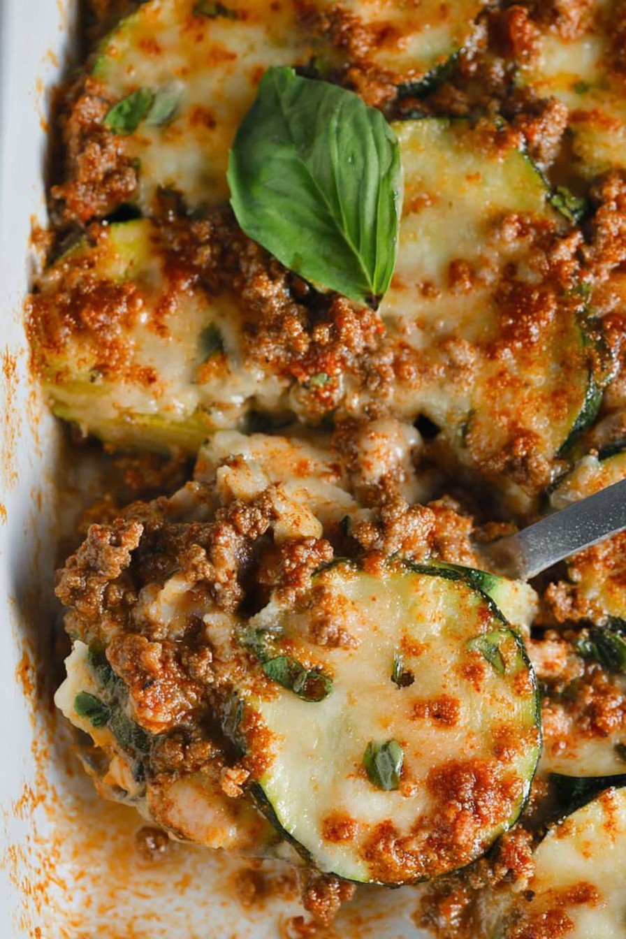 Ground Beef Zucchini Casserole