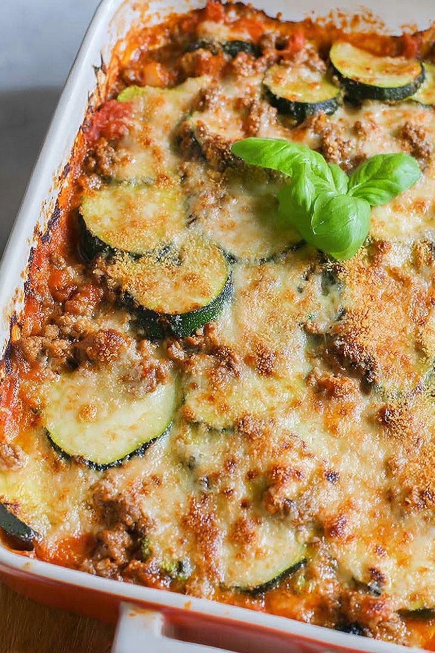 Ground Beef Zucchini Casserole