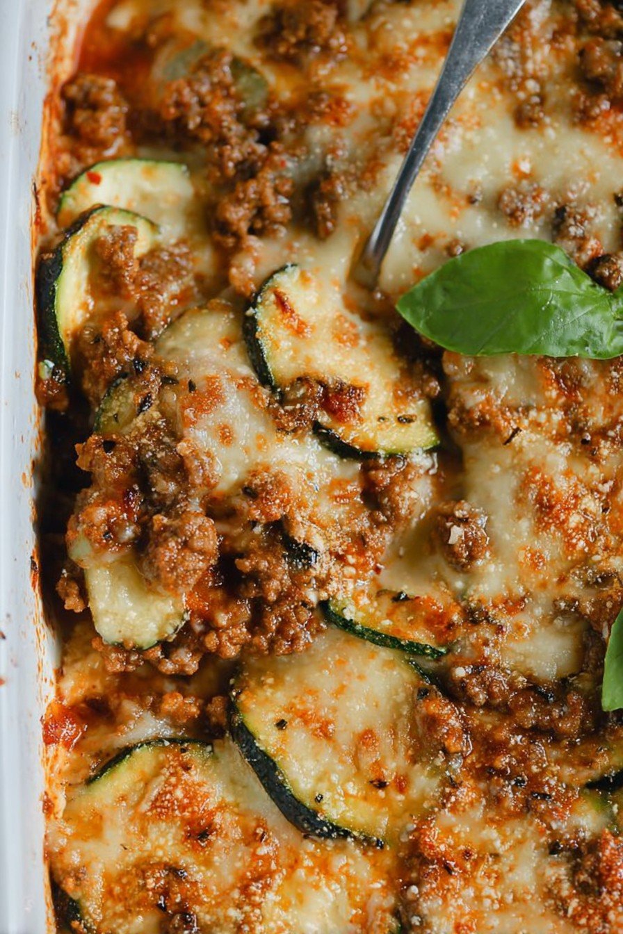 Ground Beef Zucchini Casserole