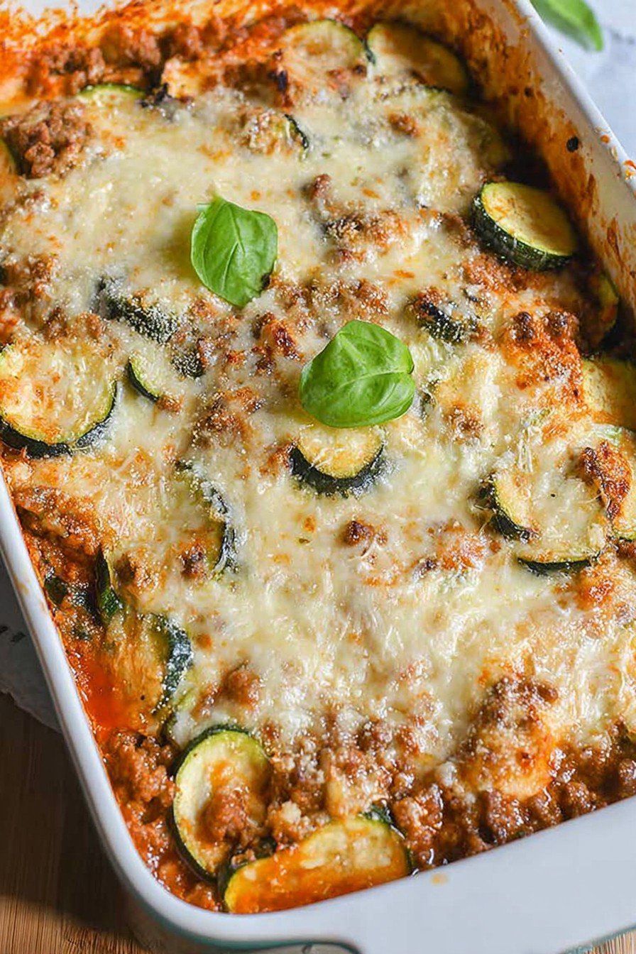 Ground Beef Zucchini Casserole