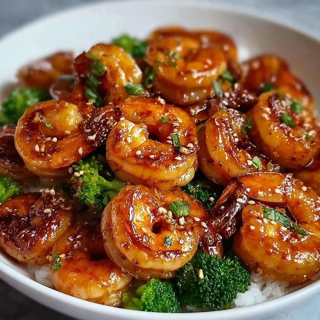 High-Protein Honey Garlic Shrimp
