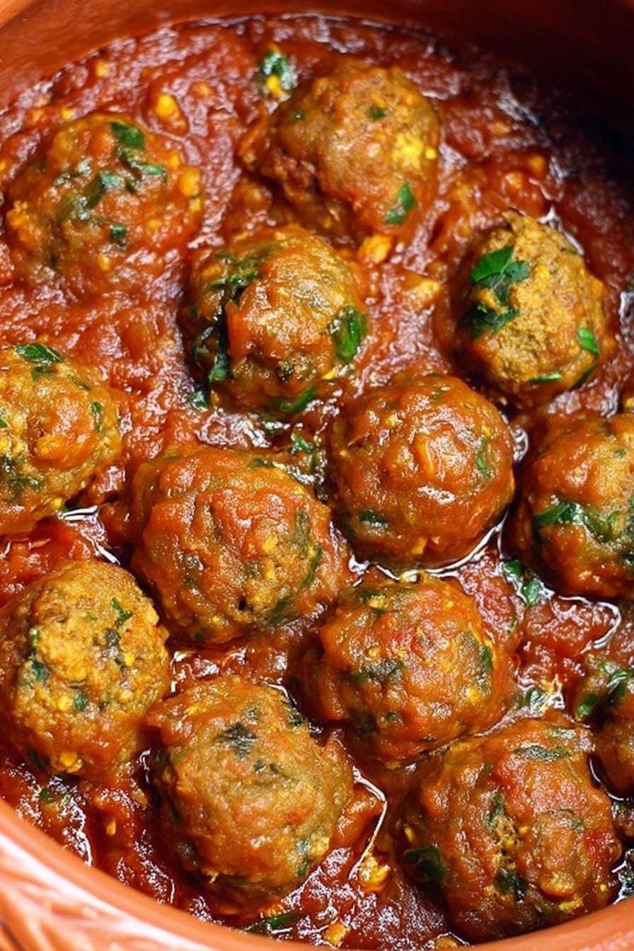 Moroccan Meatballs (Meatball Tagine)