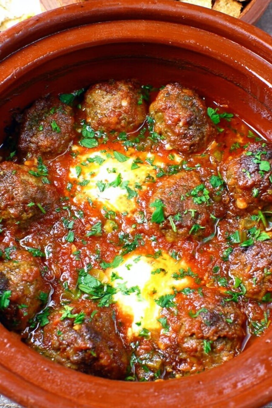 Moroccan Meatballs (Meatball Tagine)