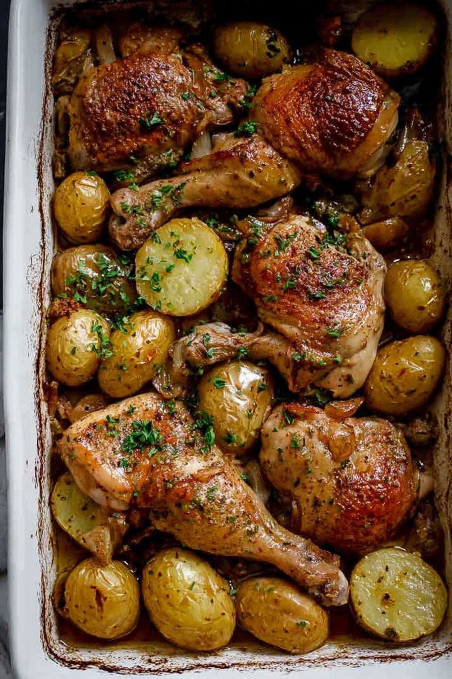 One Pan Chicken and Potatoes