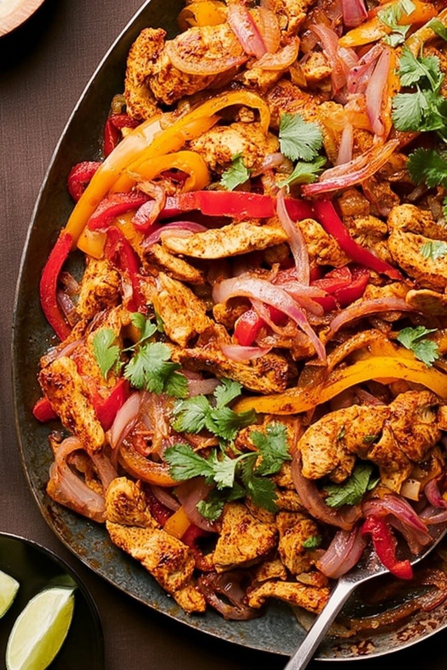 Sheet Pan Chicken Fajitas