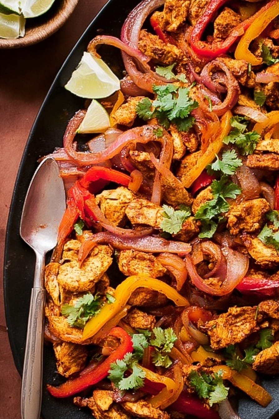 Sheet Pan Chicken Fajitas