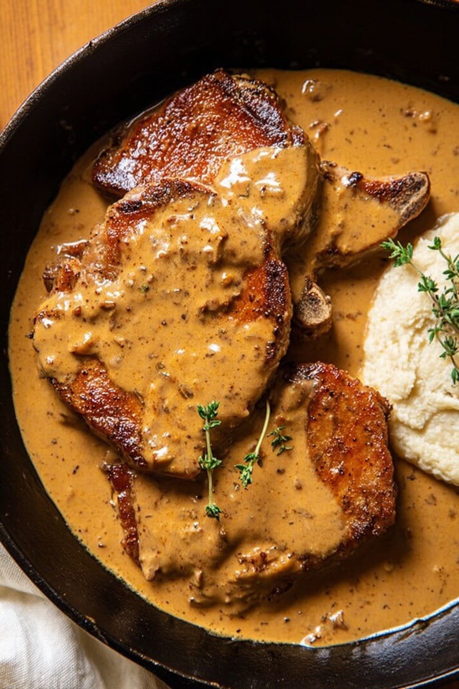 Southern Smothered Pork Chops