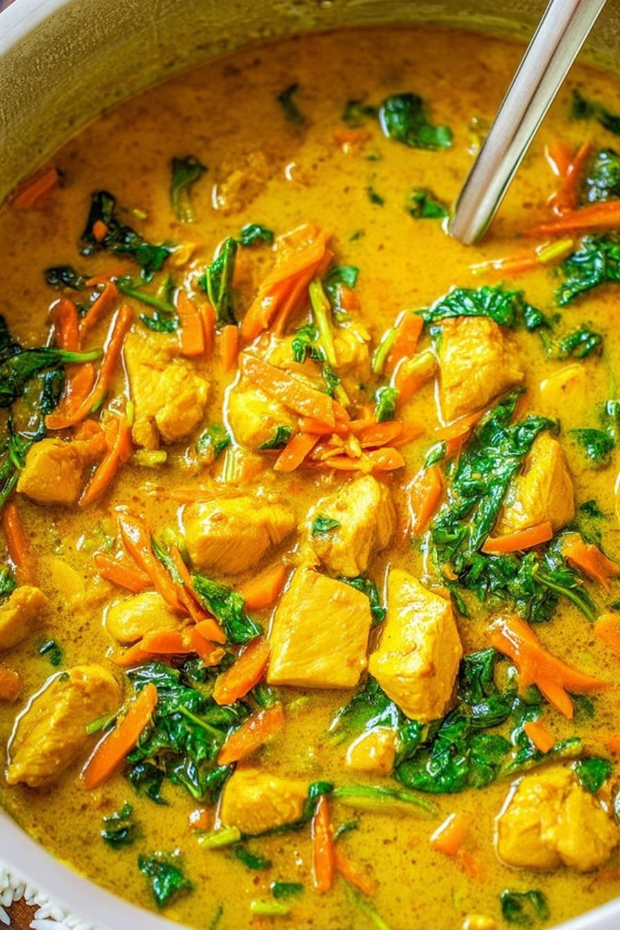 Yellow Thai Chicken Coconut Curry