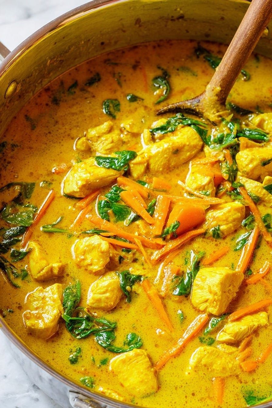 Yellow Thai Chicken Coconut Curry