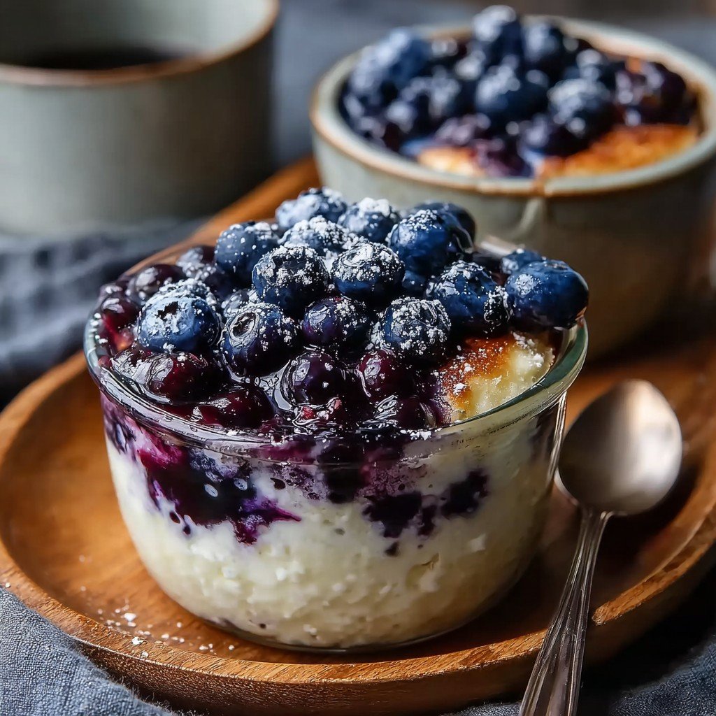 Baked Blueberry Cottage Cheese Breakfast Bowls