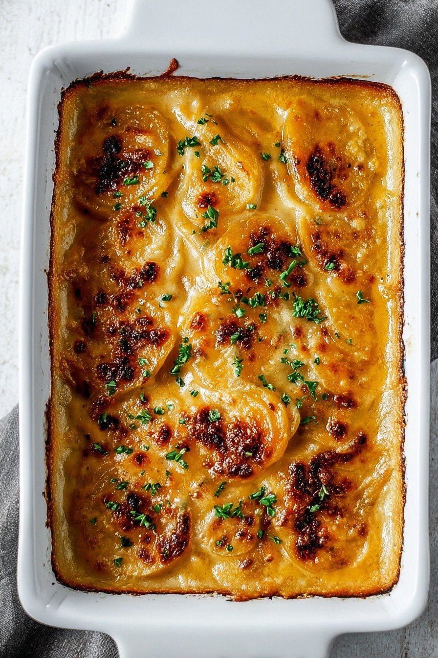 Creamy & Cheesy Au Gratin Potatoes