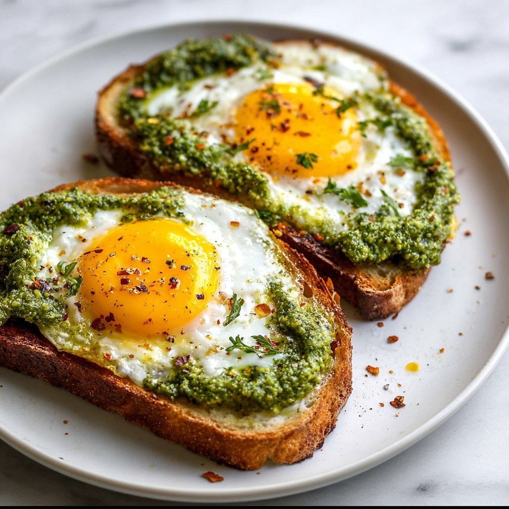 Easy Pesto Eggs Recipe