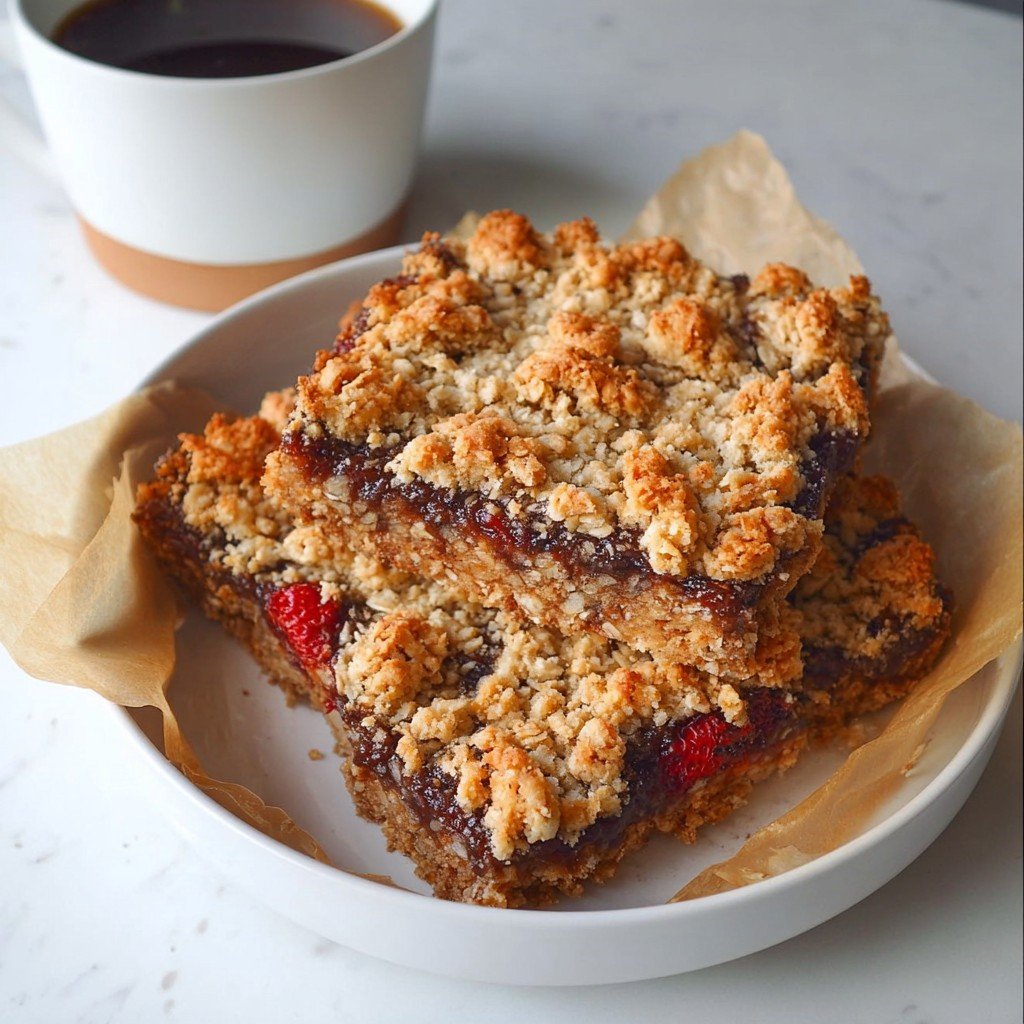 Healthy Oatmeal Bars Breakfast (Gluten Free + Vegan)