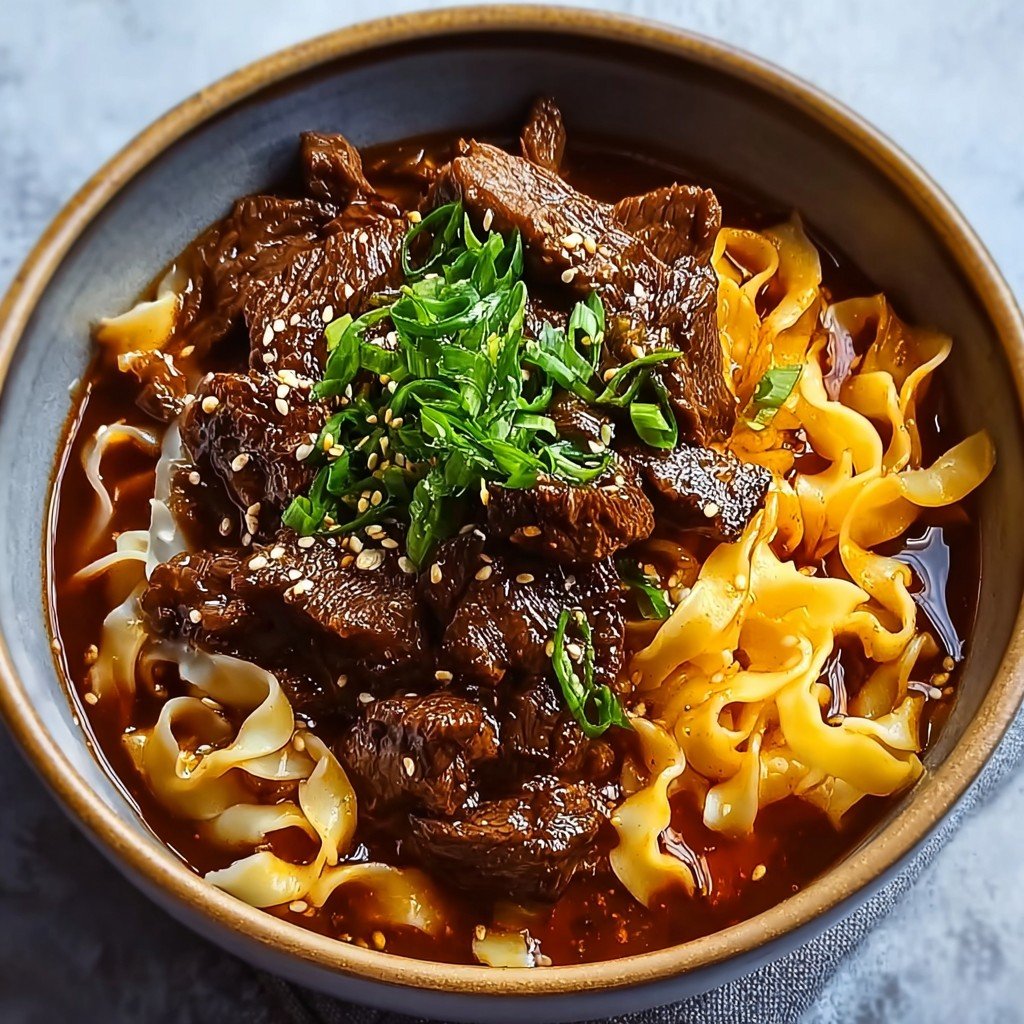 Korean Beef Noodles: An Incredible Ultimate Recipe