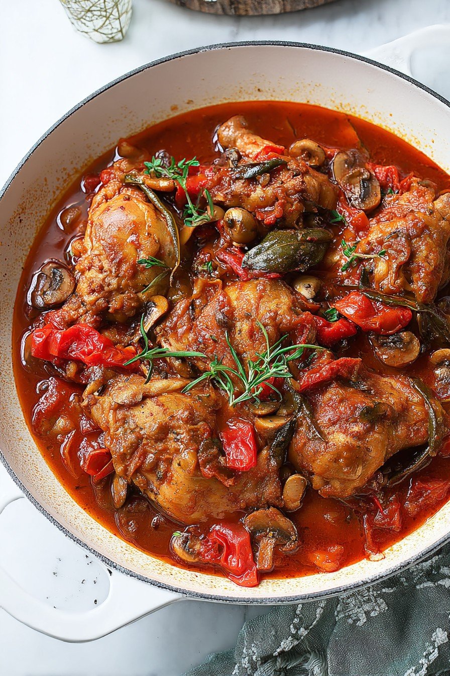 Skillet Chicken Enchiladas