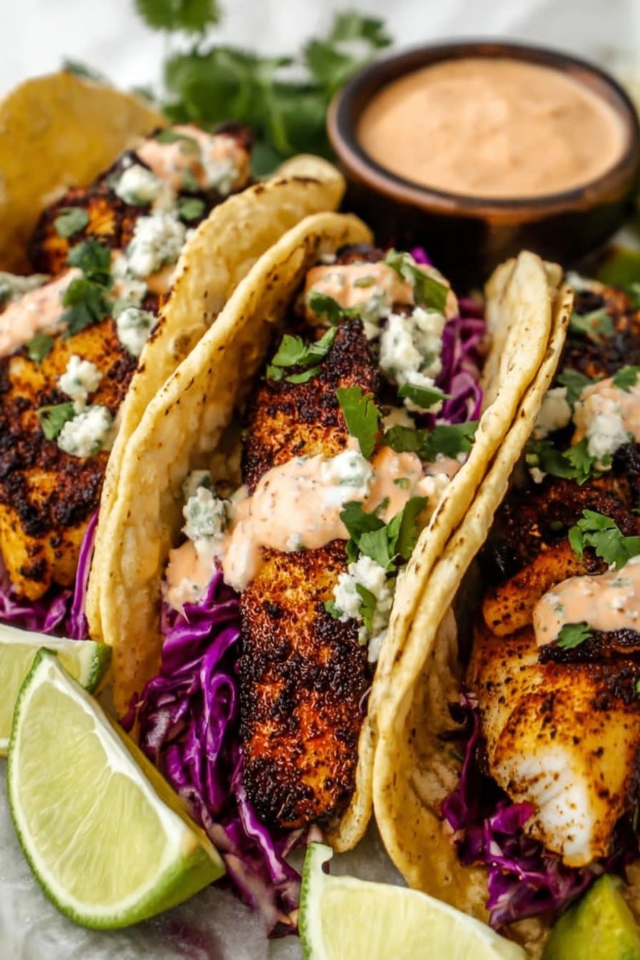 Blackened Fish Tacos