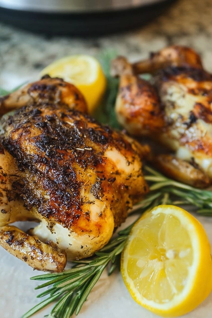 Air Fryer Cornish Hens (Ninja Foodi)