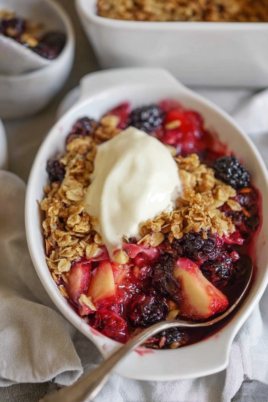 Berry Breakfast Crisp