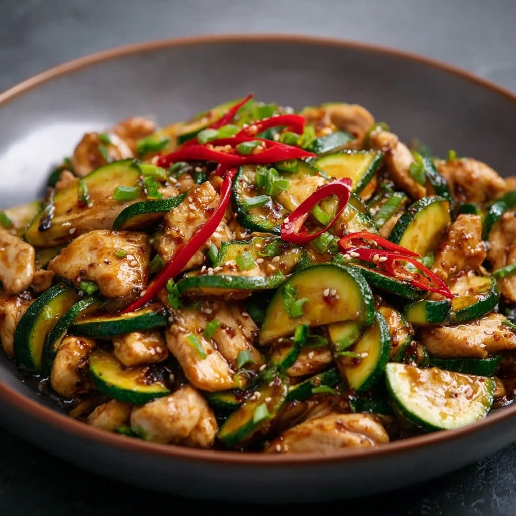 Chicken Zucchini Stir Fry
