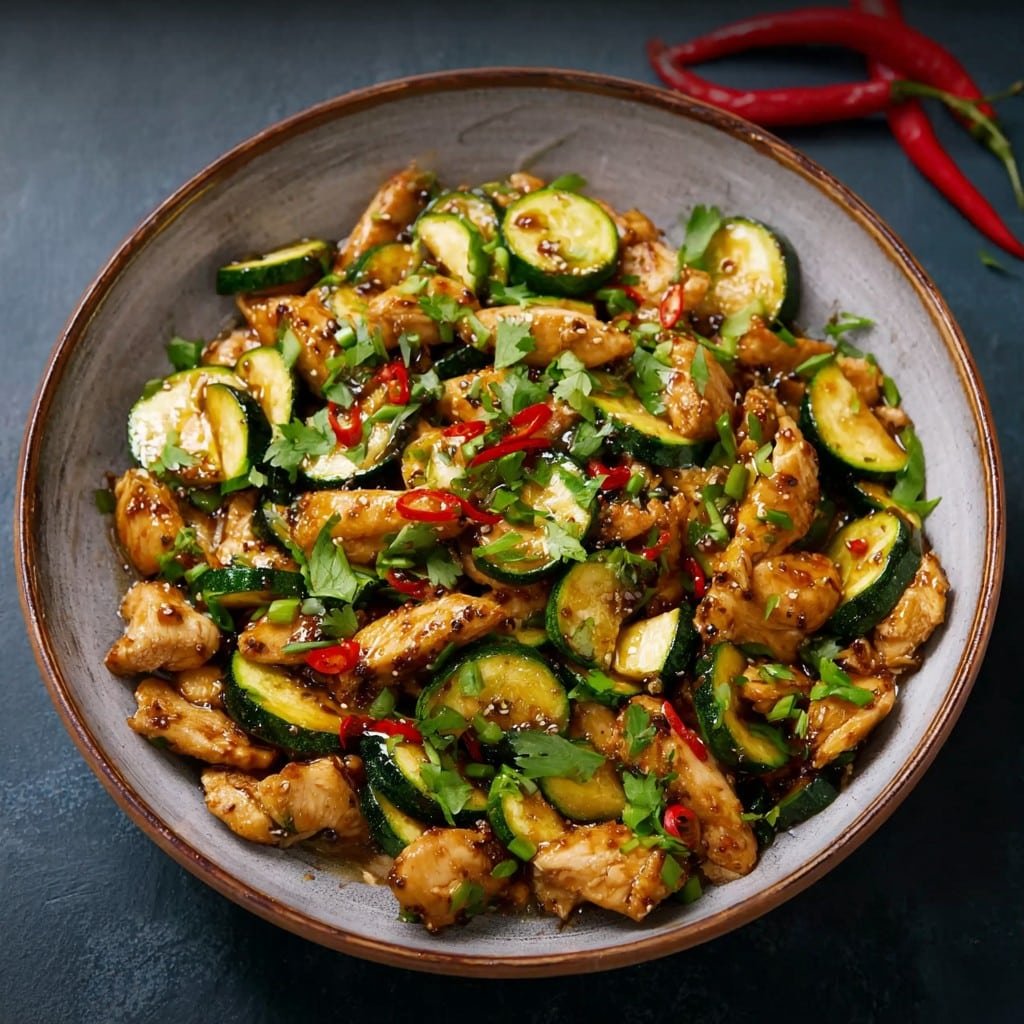 Chicken Zucchini Stir Fry