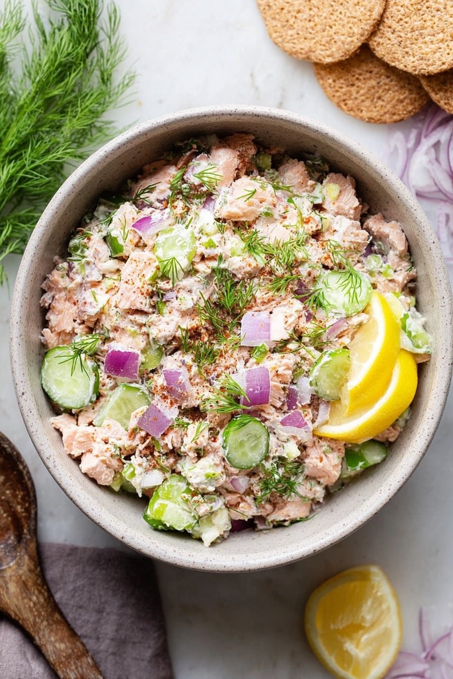 Easy 5-Minute Salmon Salad