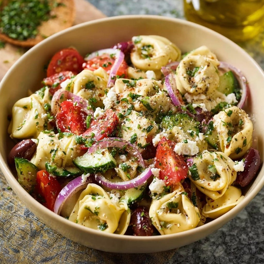 Greek Tortellini Salad