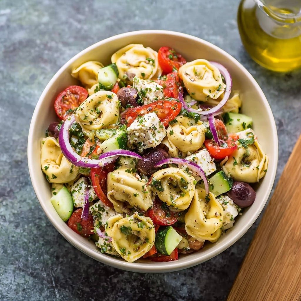 Greek Tortellini Salad