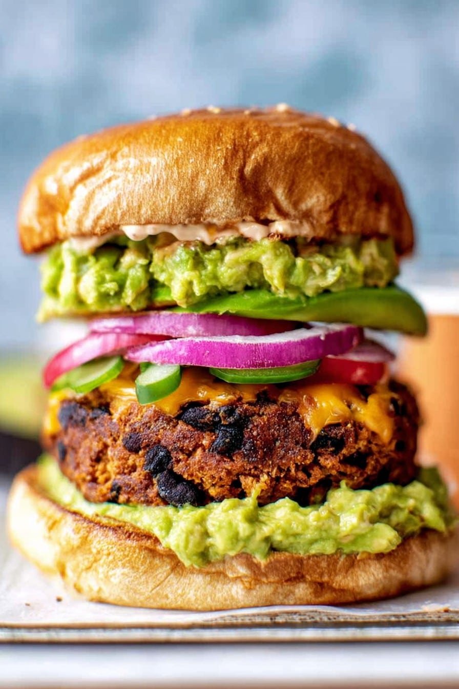 High Protein Black Bean Burger