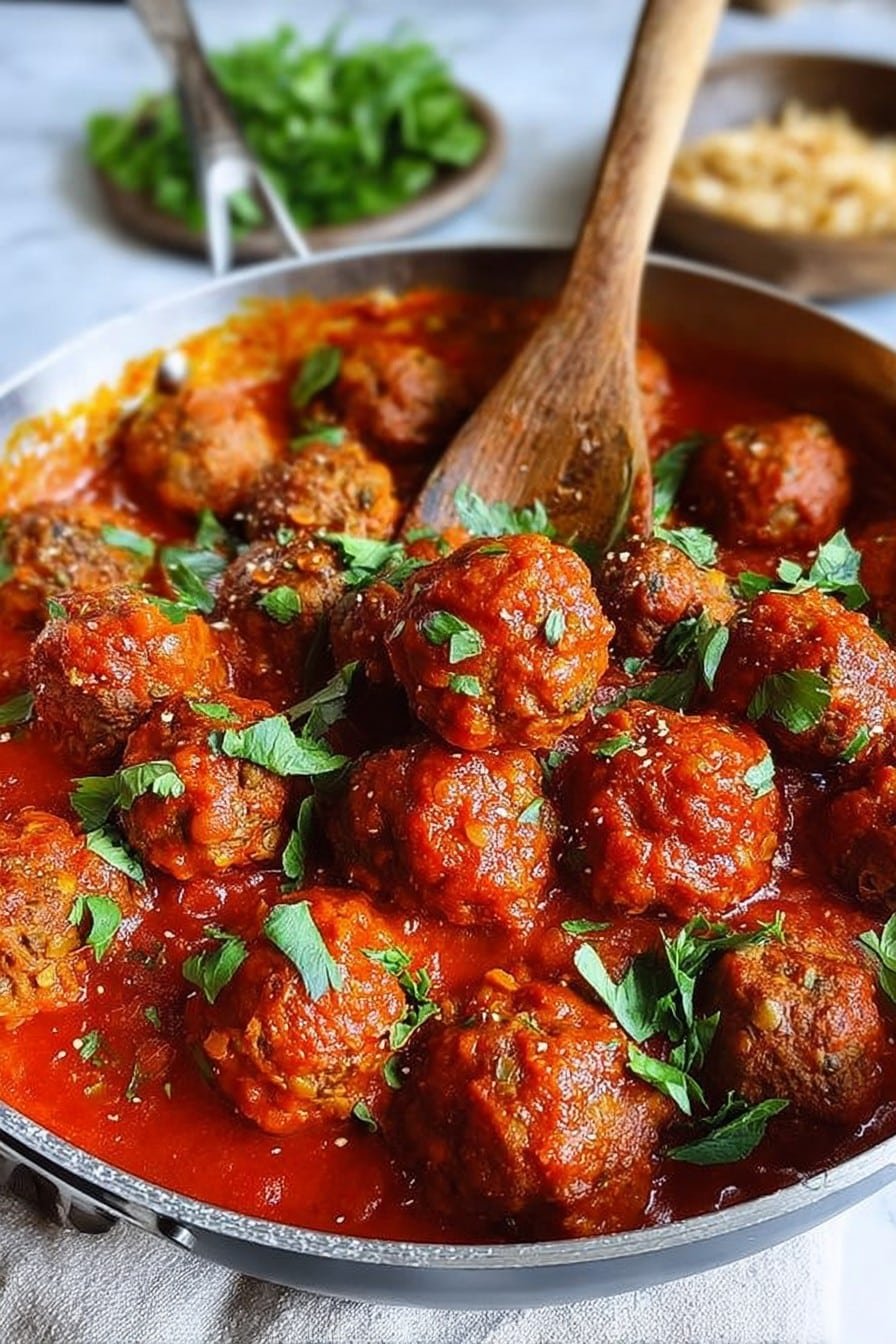 High Protein Lentil Meatballs